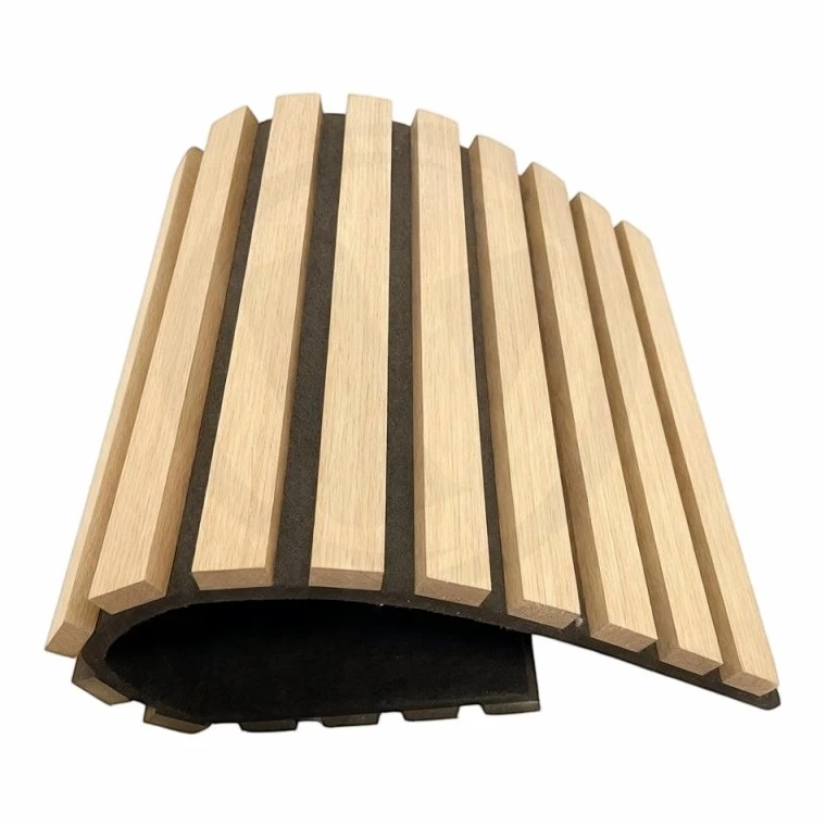 3D Acoustic Wall Panels Tech Wood Veneer Tiles suppliers