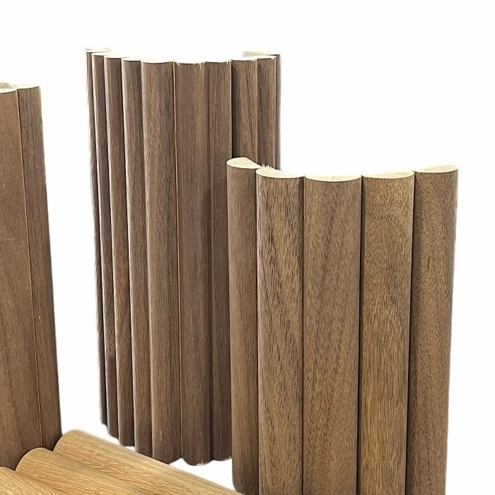 Elastīgs trapecveida sienas panelis liela formāta MDF