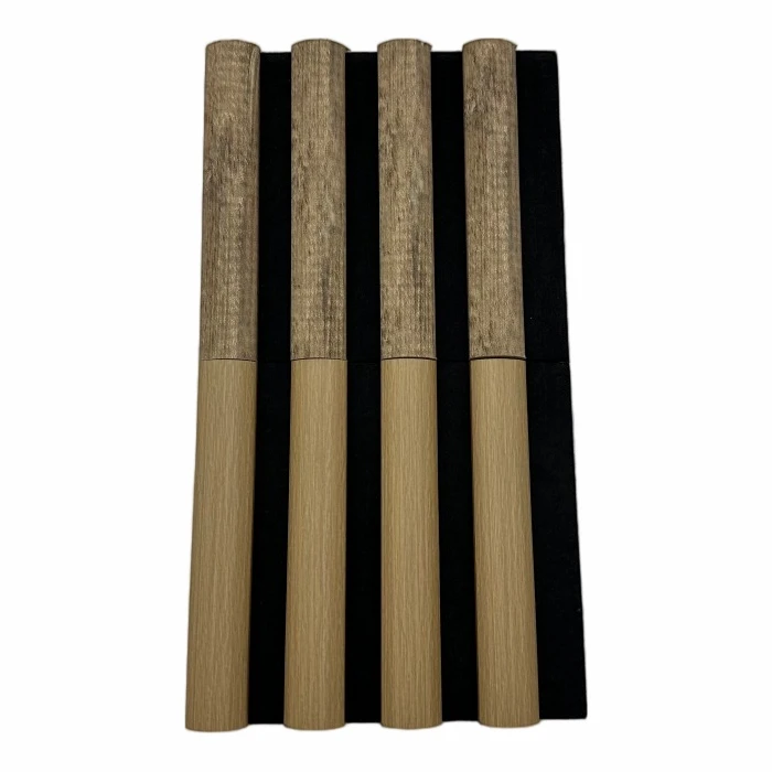 Ģeometriskās akustiskās sienas flīzes Tech Wood Finish