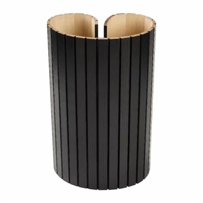 Lineāra rievota sienu plāksne PVC koka finieris